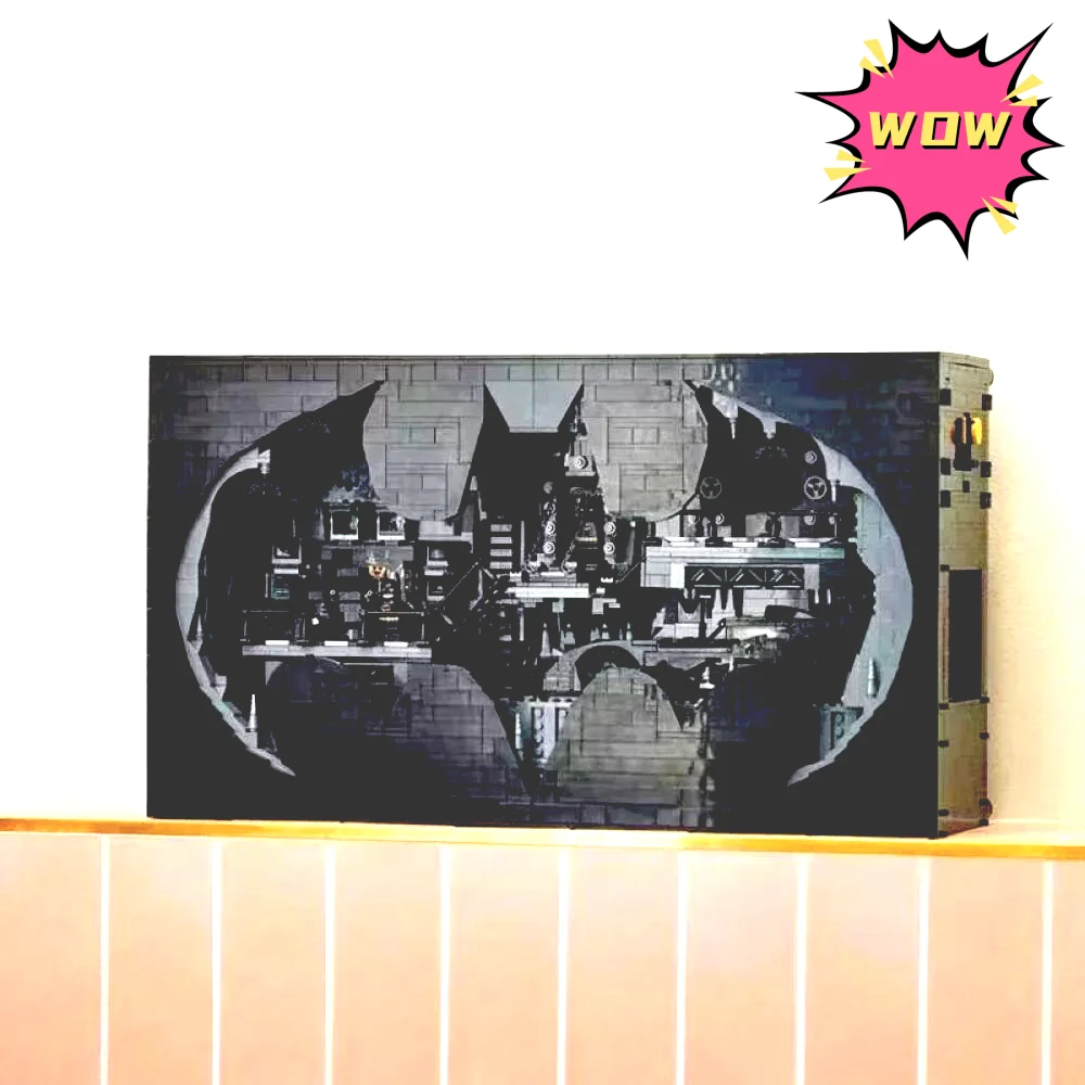 

New Hot Super Heroe Batcave Shadow Box 76252 Classic Collectible Building Blocks Model 3981pcs Festival Birthday Surprise Gifts