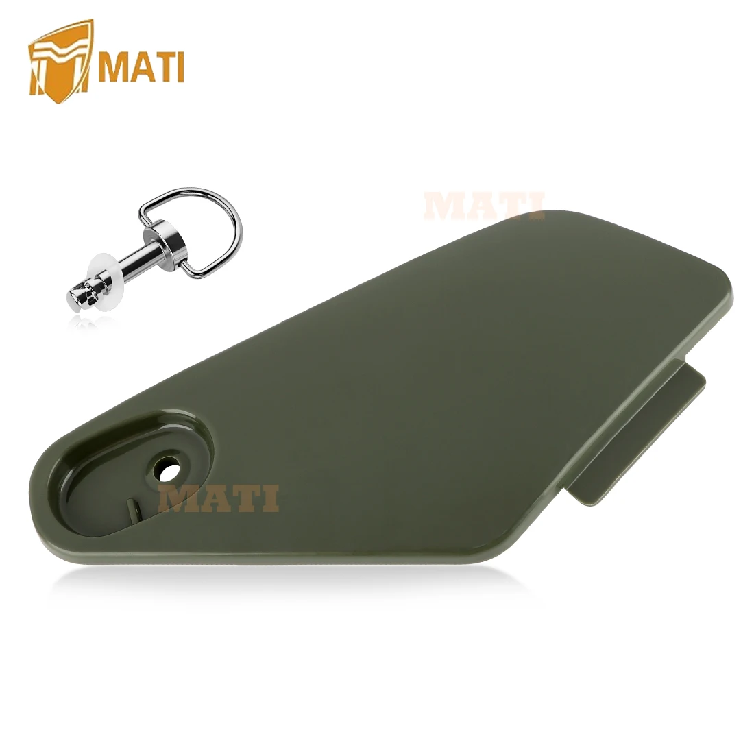 

MATI Storage Box Cover Green & Stud Lock Pin Kit for Honda Rancher 350 TRX350 2004 2005 2006 83670-HN5-M40ZA 17225-KN5-671