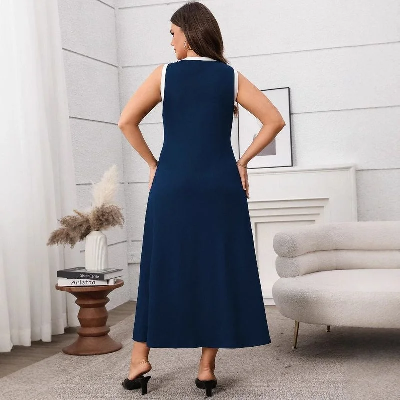 Ele Long Dr Casual Bridesmaid Dr Cross-Border Women's Faion Summer Spring Seasonal Ele Strap Waist Cinching D...