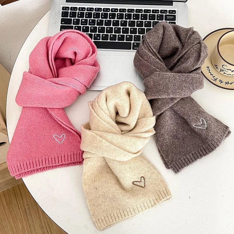 秋冬キッズ幼児用帽子スカーフセット暖かい厚手ニットウール耳当て帽子居心地の良い寒い天候用ヘッドウェア男の子女の子用