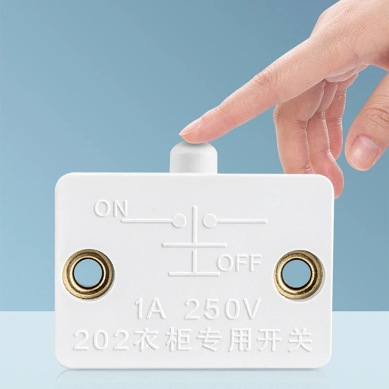 Dropshipping 10 Pieces Automatic Lighting Wardrobe Light Door PC Material