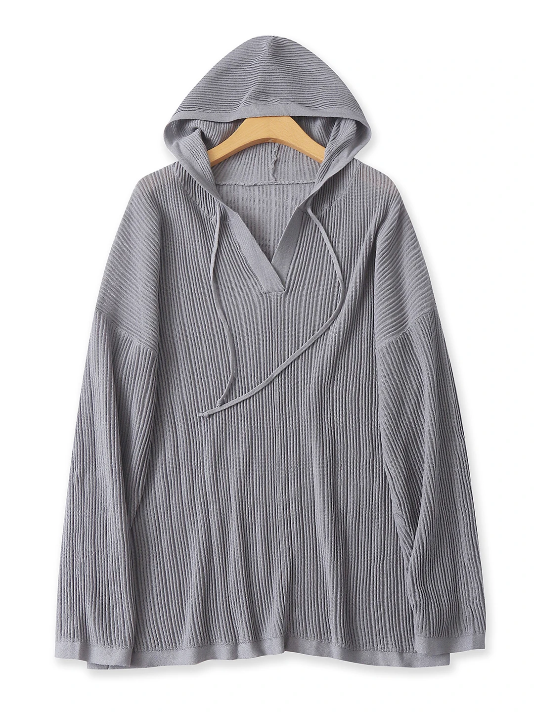 

Свободный длинный вязаный свитер Sve с капюшоном ярких цветов для женщин, новый осенний повседневный круглый пуловер, трикотаж