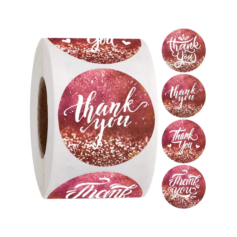 

500 Pieces You Stickers Self Packaging Sticker Adhesive Sealing Labels for Party Envelope Sealing Label Packaging Decor