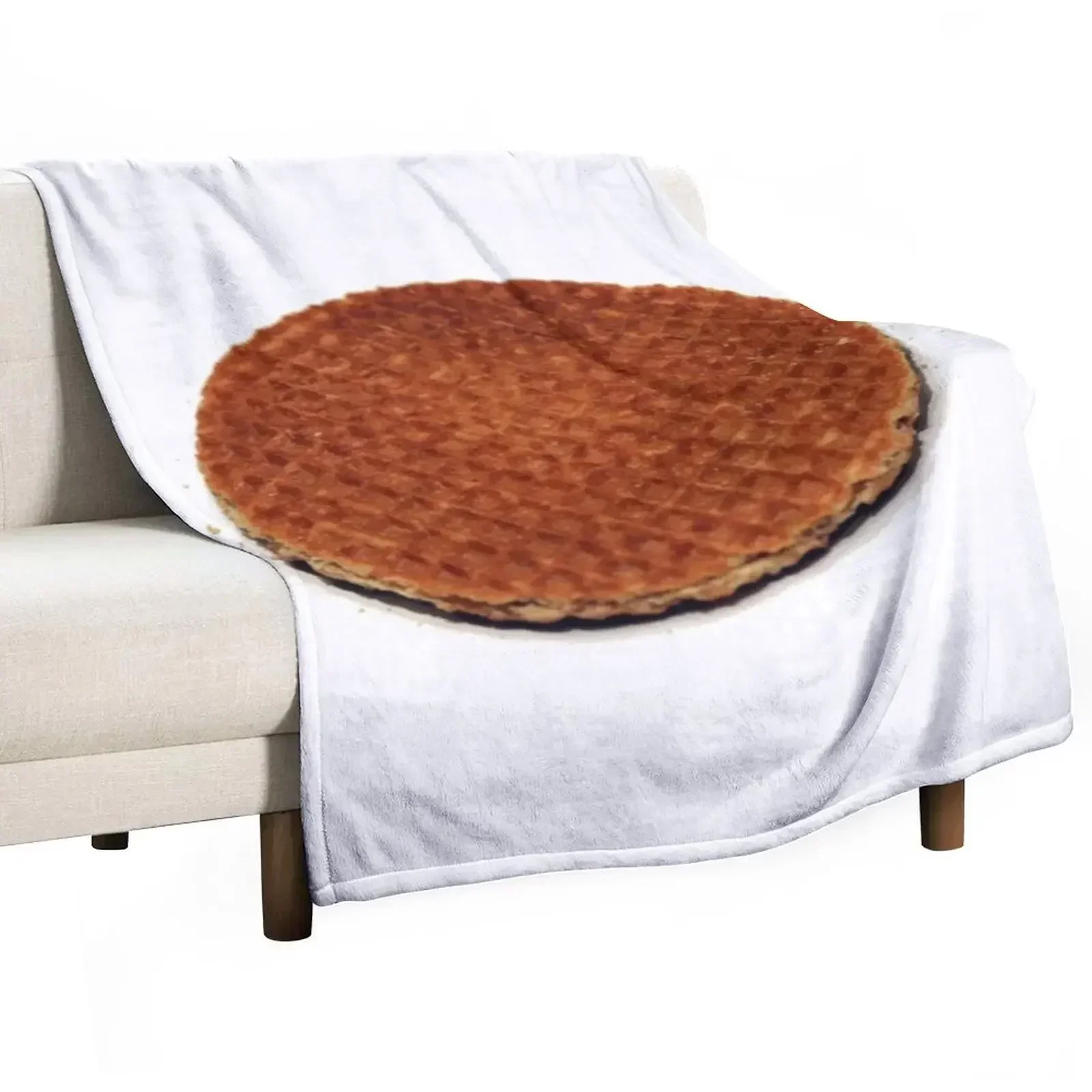 

Stroopwafel Throw Blanket Comforter Plush Furrys Soft Beds Blankets