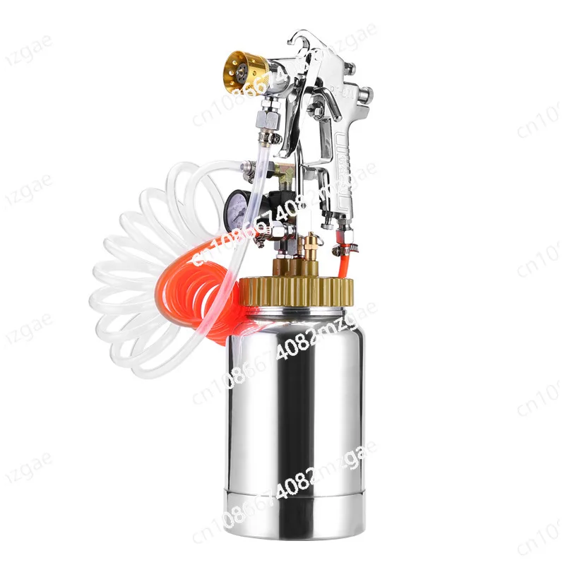 2-Liter Pressure Tank Spray System for Water-Based Colorful Paint - Electric Spray Gun for Marble Effect & Latex Paint