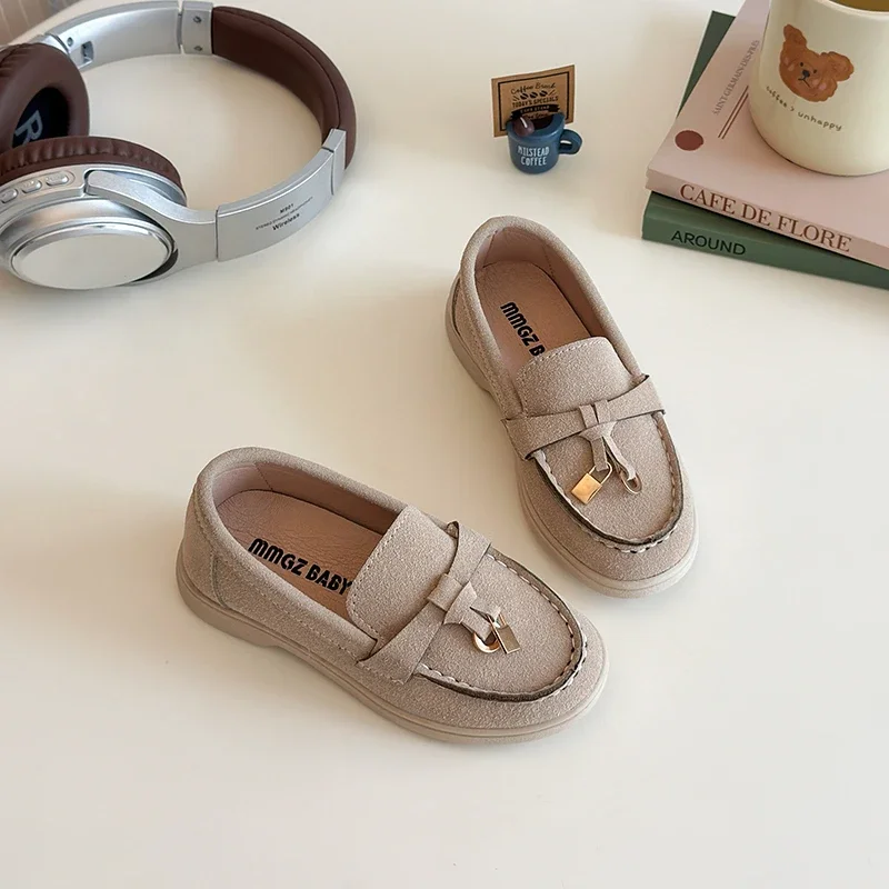 Kinderen Leren Schoenen voor Jongens 2025, Lente Herfst Nieuwe Mode Britse Stijl Zachte Zool Anti-gladde Veelzijdige Prestaties Schoenen