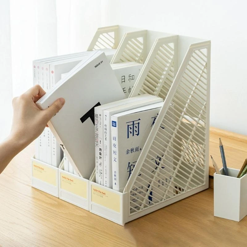 Office 2-Layer File Holder Leatrd Size Dift File Holder Легко вытащить/push Best Sale