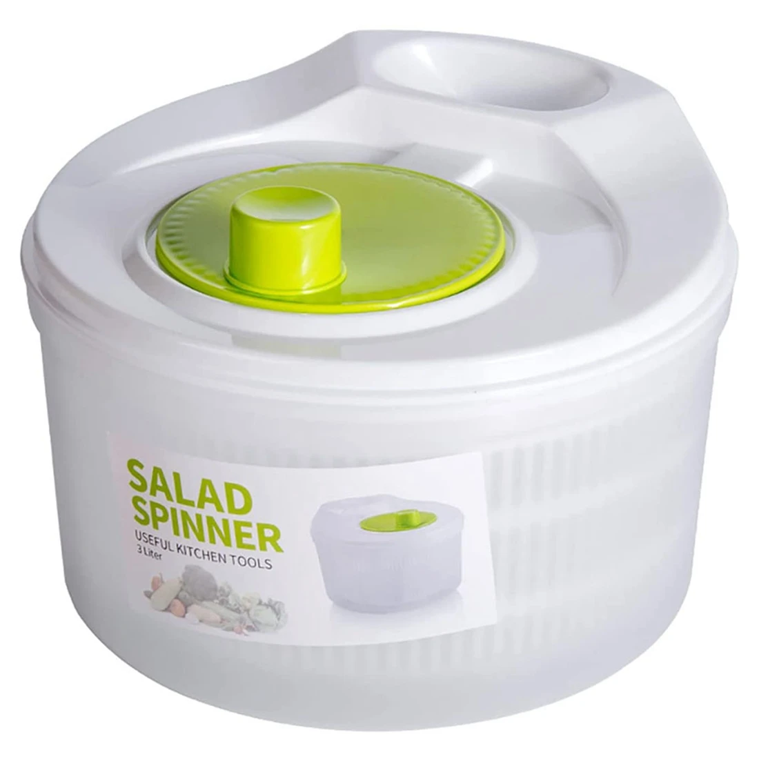 Salad Washing Machine Lettuce Rotating Vegetable Washer Capacity for Fruit and Vegetable Cleaner