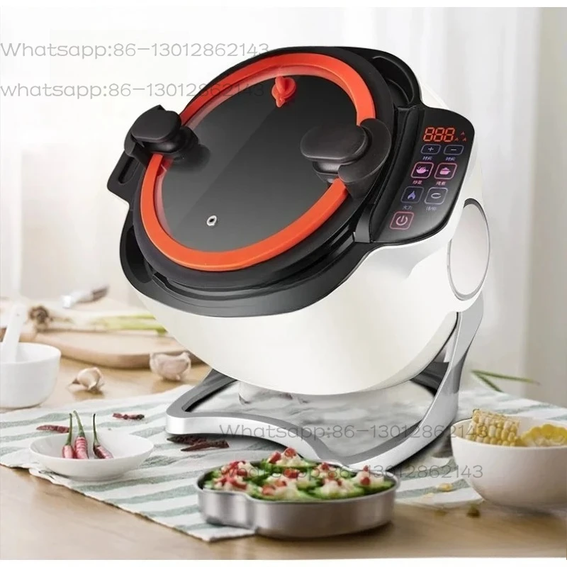 6L Automatische Intelligente Rühren Herd Roboter Elektrische Chinesische Lebensmittel Automatische Rühren Friteuse Maschine