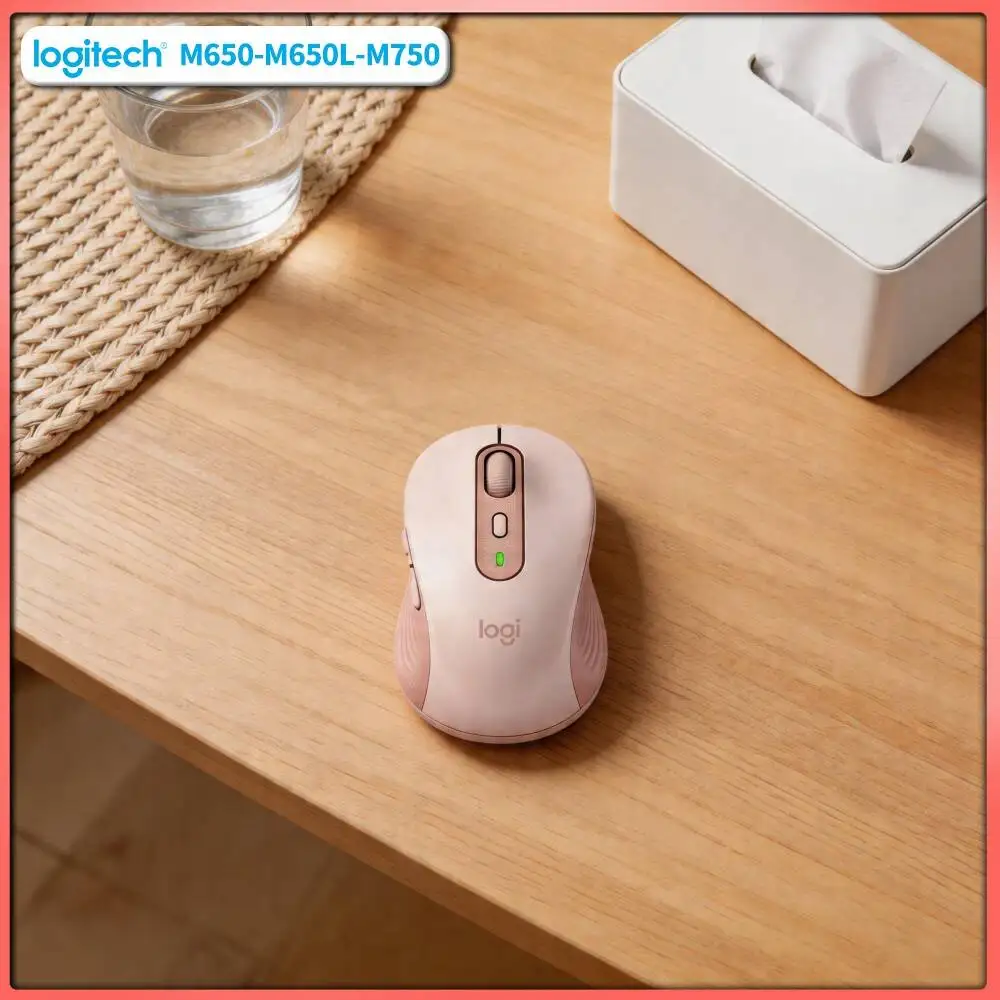 Ergonomic M750 Wireless Mouse - Custom Shortcut Function Buttons, 4000 DPI Precision, Dual Connection, Work Desk Pick Tool