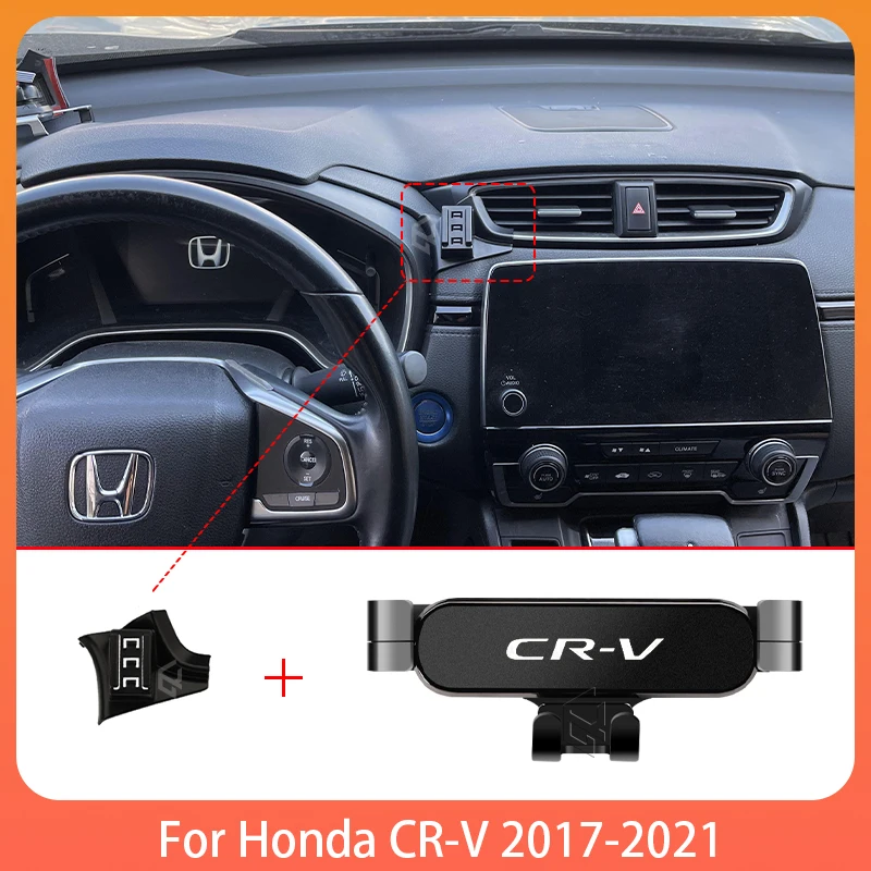 Phone Holde Car For Honda CR-V 2017-2021 Mobile Support Special Fixed Bracket GPS Base Mount Stand Interior Accessories