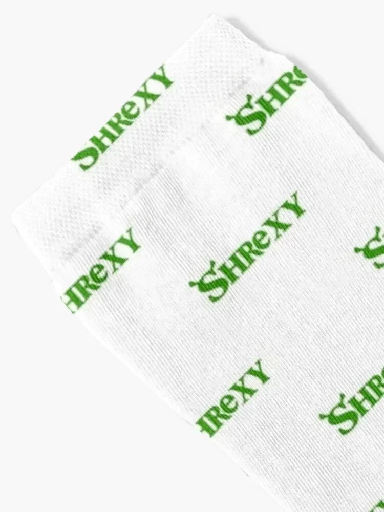 جوارب shrexy مصممة بعلامة تجارية مضحكة هدية لطيفة مخصصة للنساء والرجال