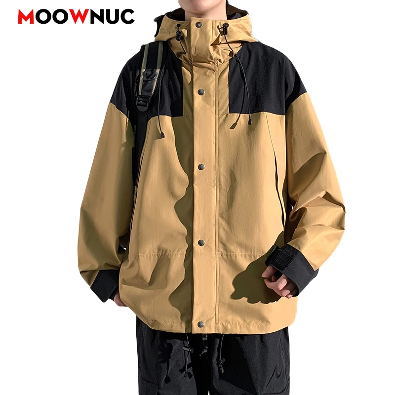 Casual Coats Jackets Male Windbreaker Men's Clothing Men's Blazers Outerwear Men's Fashion Leisure Menswear Elegant Camping