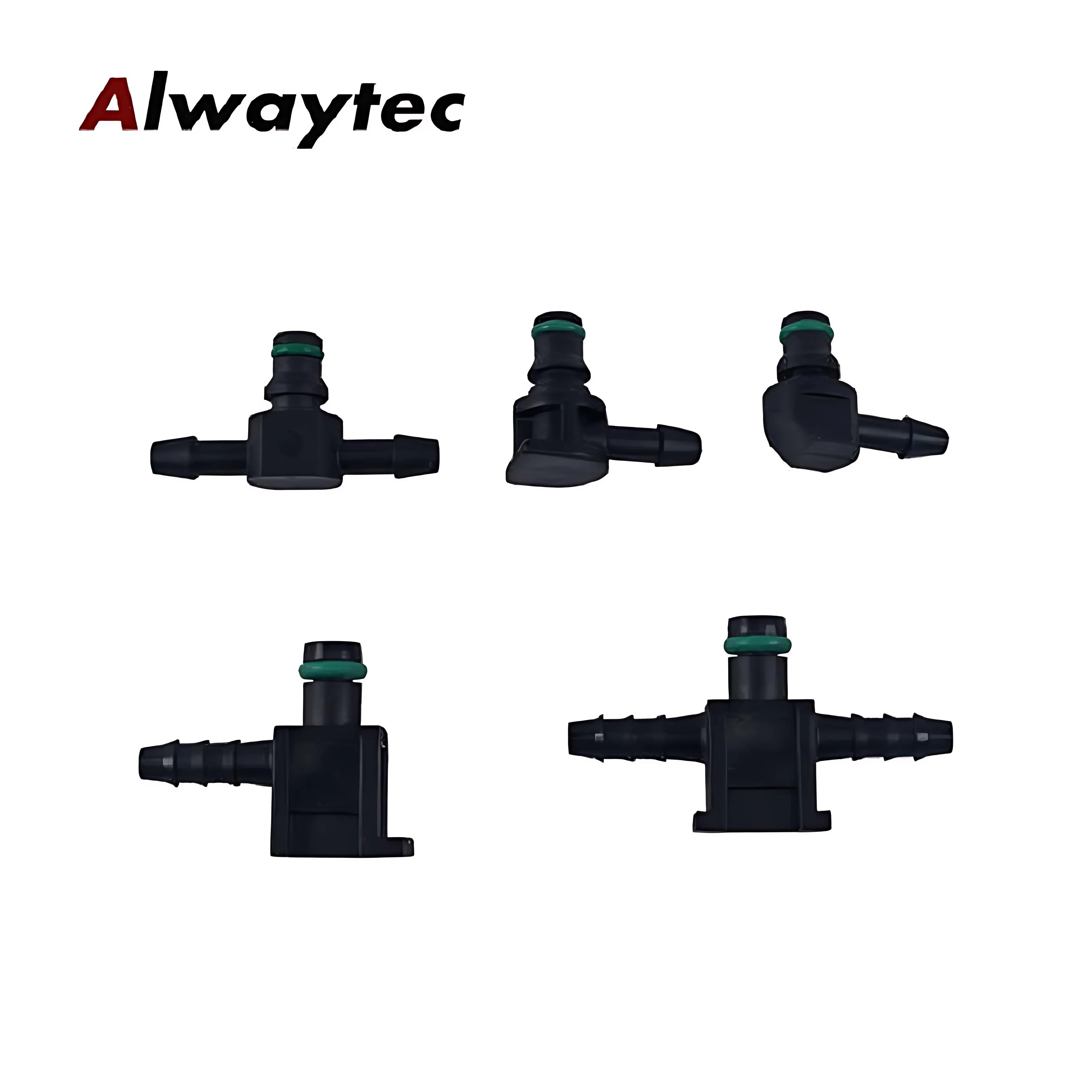 Common Rail Diesel Engine Injector Fuel Hose Oil Return Pipe Joint Two Way Three Ways T/L Type Connector for Bosch 110 5PCS ﻿