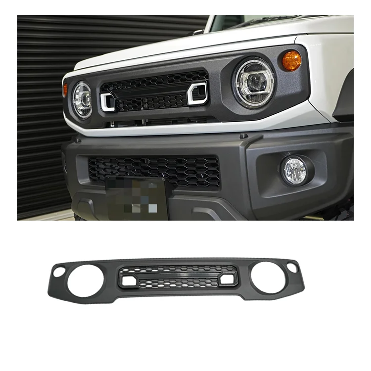 

Hot sale 2018+auto parts accessories ABS plastic Front bumper grill grille for Jimny JB64/JB74