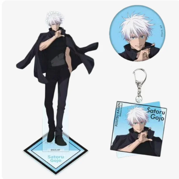 

Акриловая табличка-модель «Аниме: Дзюцу Кайсен» с Годжо Сатору, настольный декор, стоячая вывеска, подарки для фанатов игр, MO