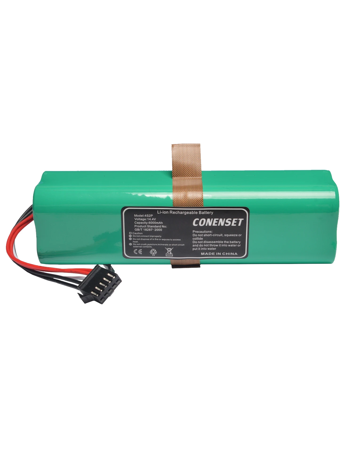 14.4V 6000mAh Replacement Battery For Conga 9590 9990Ai Spin Revolution Ultra Power Home Robot Vacuum Cleaner Accessories
