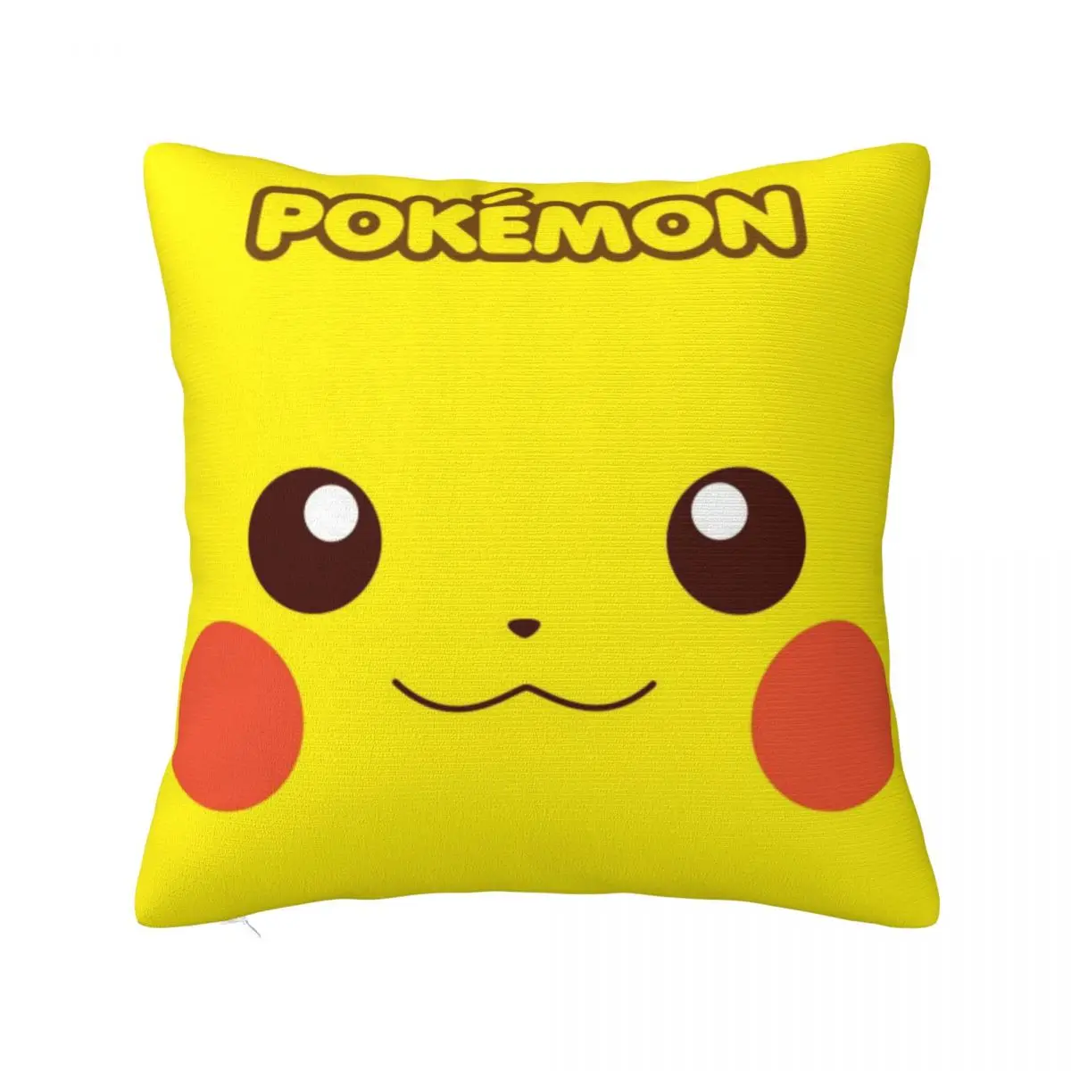 Funny Pikachu Pokemon Pillow Cover Accessories Soft Cushion Cover Decor Pillow Case Cover Home Multiple Sizes