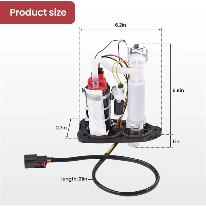 75305-07A مجموعة مضخة الوقود للدراجات النارية لديفيدسون سبورتستر 1200 883 2007-2019 #5