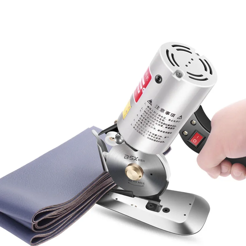 Electric Round Knife Fabric Cutting Machine Handheld Cloth Cutting Machine Leather Fabric Textile Cutting Tools