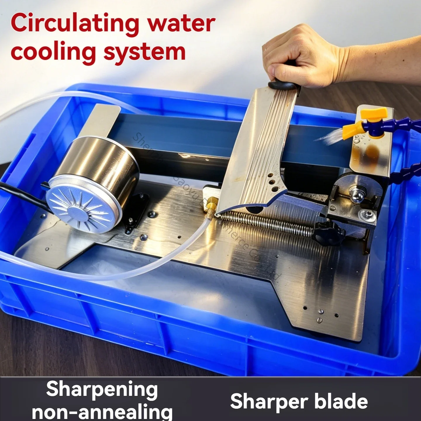 Stainless Steel Water-cooled Knife Sharpener Fully Automatic Commercial Electric Knifspecial for Water Grinder Belt