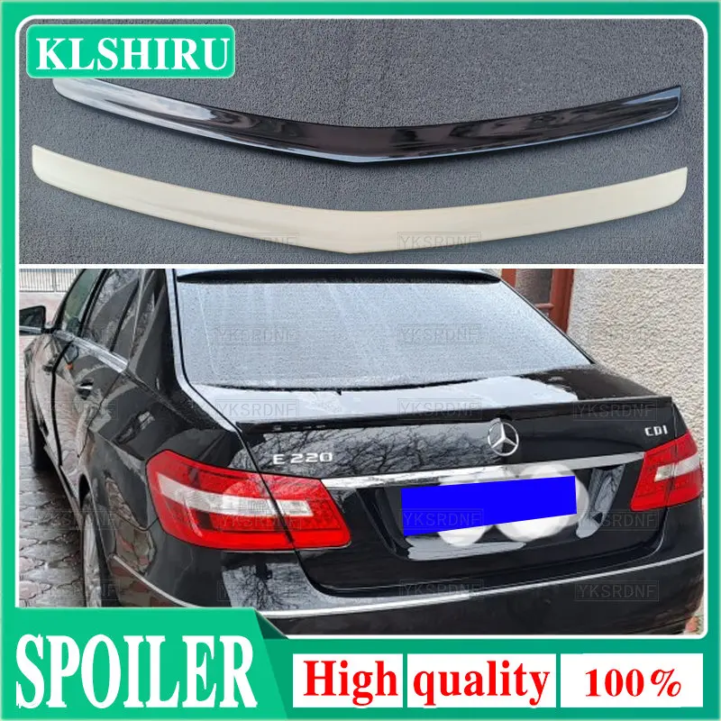 Spoiler For Mercedes W212 2008-2013 High Quality Abs Plastic Car Tail Wing Decoration For Mercedes-benz Mercedes E Class W212