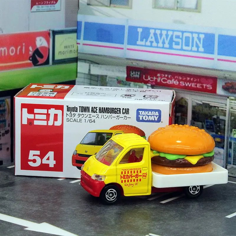 

TAKARA TOMY Tomica Diecast NO.54- Toyota Townance Hamburger Diecast Toy Car Alloy Toys Diecast Metal Model for Children