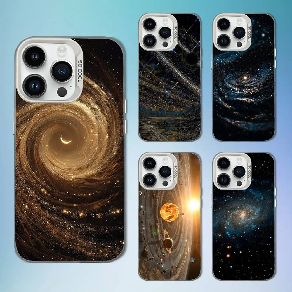 

Dreamy Art Starry Sky Phone Case For iPhone 16,15,14,13,12,11,Mini,XS,Pro,SE,MAX White Matte Shockproof Cover