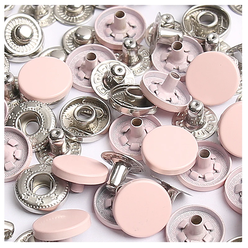 New 15mm Leather Snap Fasteners Metal Buttons Round Duty Sewing Accessories Color Button For Clothing Jackets bags Leathercrafts