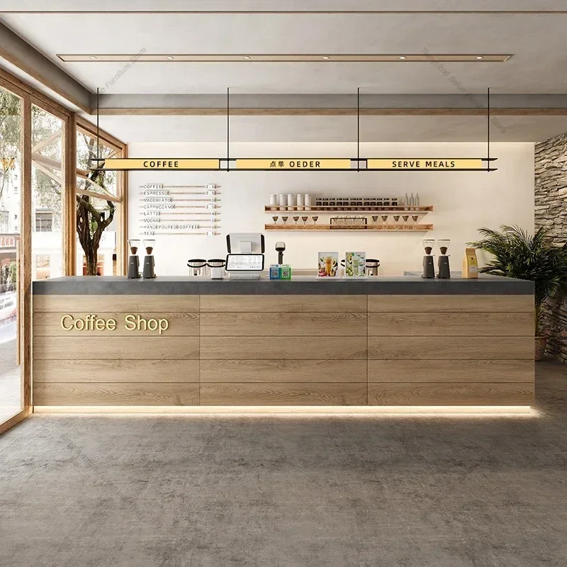 

Деревянный шкаф-витрина, дизайнерская кофейня, пекарня, стойка регистрации, коммерческая деревянная мебель, мебель для отдыха