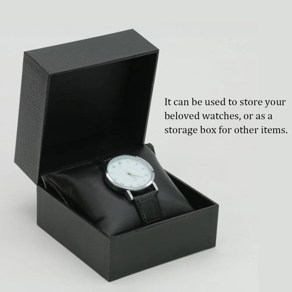 

Watch Cases for Men Box Boxes Packaging Storage Organizer Wrist Black Display Man