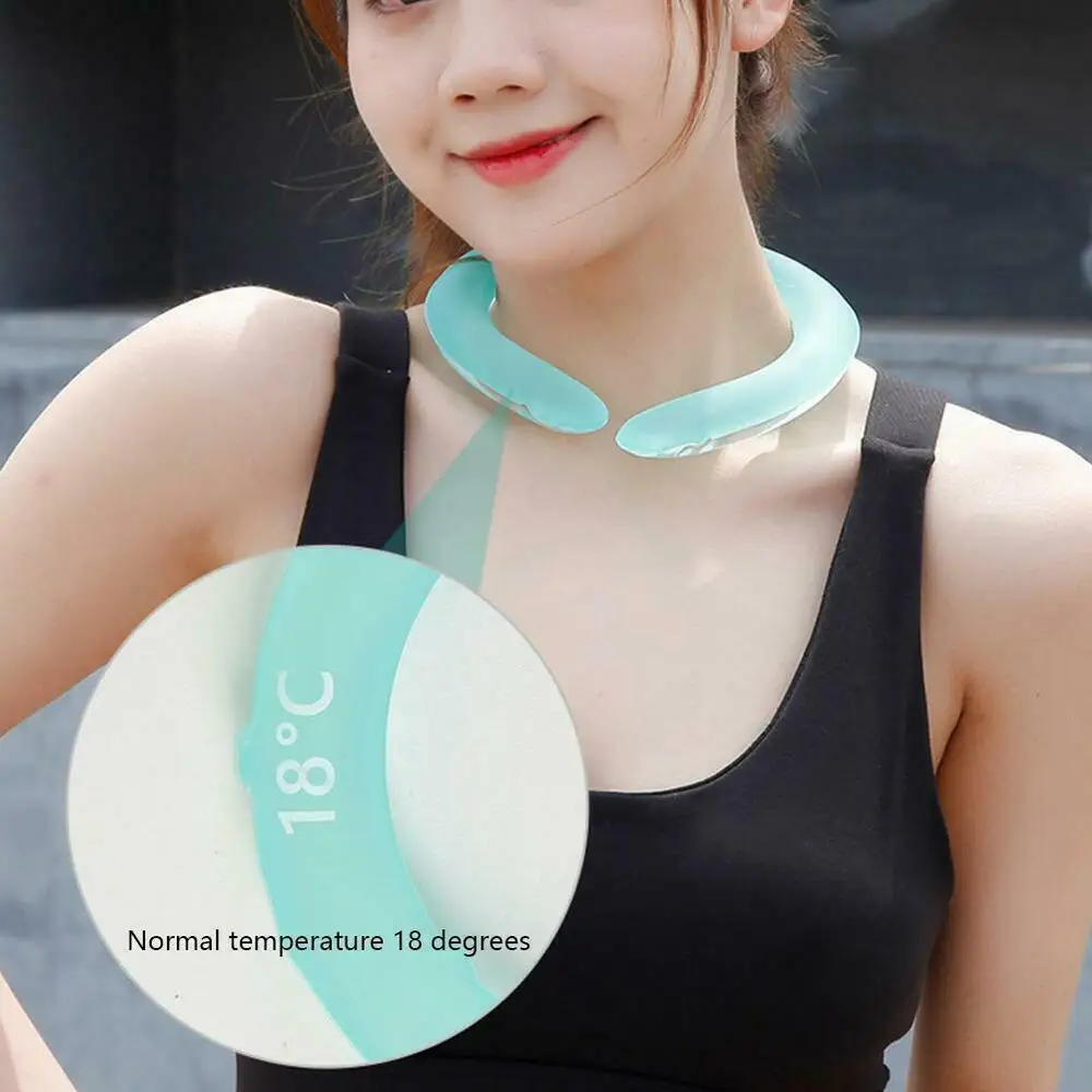 Summer Icy Cooling Neck Tube Cool Freeze Neck Band Travel Outdoor Reusable Neck Care Tools