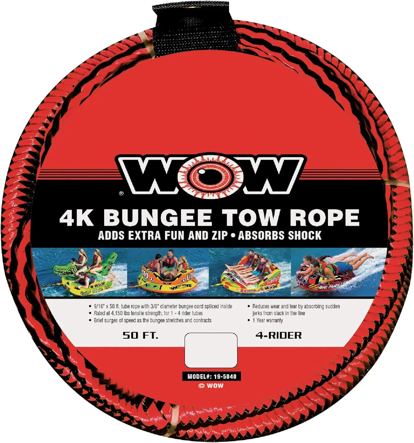 

Durable Sports Tow Rope for Water Skiing and Wakeboarding, High-Strength Floating Design with Quick-Release Handle