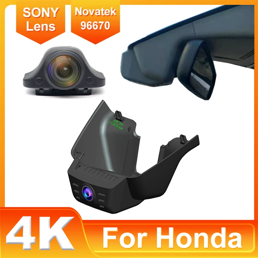 Dash Camera for Honda CR-V CRV CR V Hybrid 6th Gen 2023 2024 2025,Plug and Play 4K Dash Cam for Car DVR Accessories for CRV