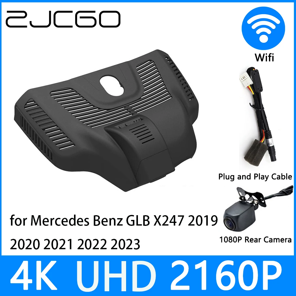 

ZJCGO Dash Cam 4K UHD 2160P Car Video Recorder DVR Night Vision for Mercedes Benz GLB X247 2019 2020 2021 2022 2023