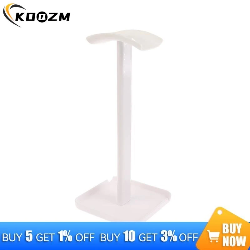 ABS e TPU Universal Headphone Stand Holder, Space Saving Gaming Headset, Desktop Earphone Hanger, Display Rack, 1pc
