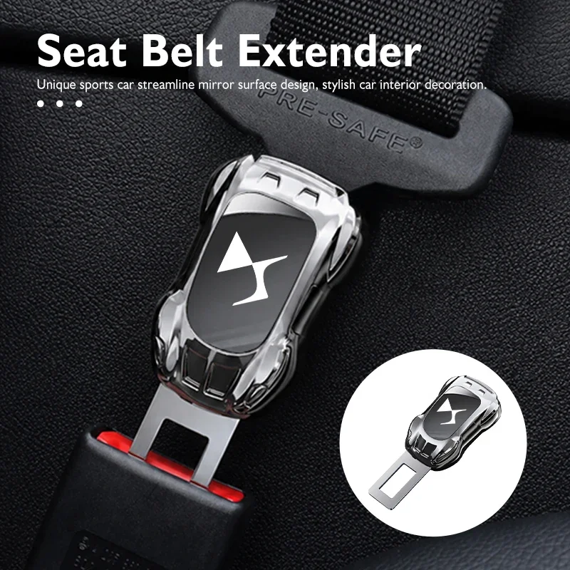 Car Seat Belt Clip Safety Lock Buckle Plug Insert Socket Extender For DS SPIRIT DS4S DS3 DS5 5LS DS6 DS7 DS9 E-Tense WILD RUBIS