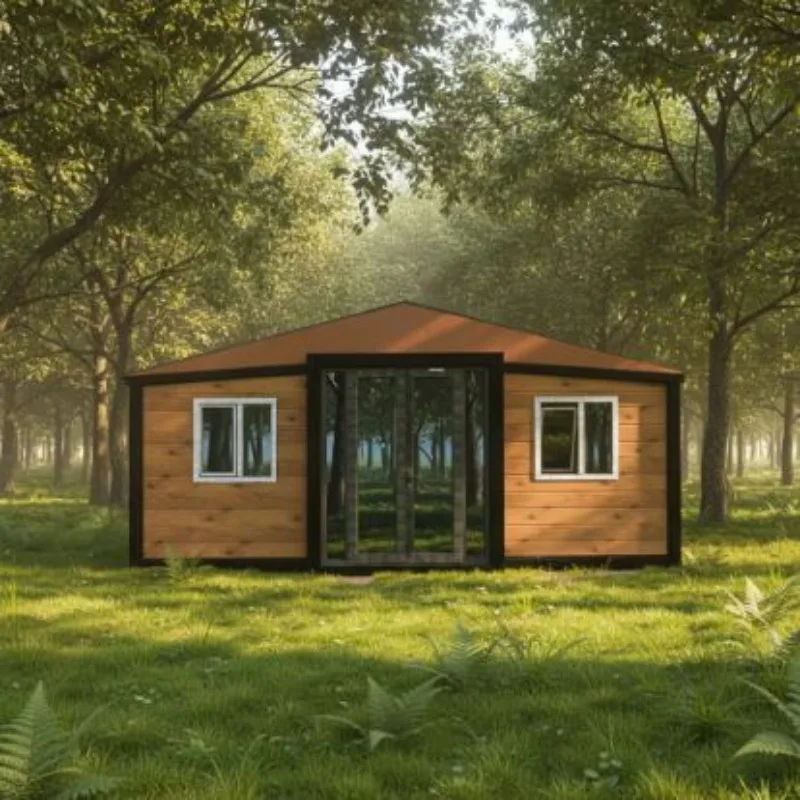 Yugong 20ft Portable Foldable Container House 2 Bedroom Prefab Cabin Quick Assembly EPS Panel for Field Office