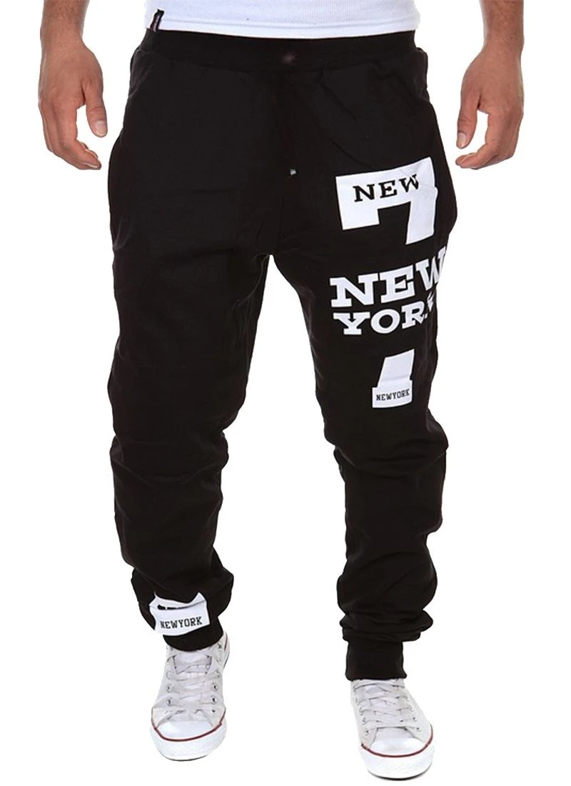 

Fitness Hip Hop Harajuku Y2K Men's Graphic Sweatpants Drawstring Casual Joggers Pants Baggy Straight Gym Running Workout Pants