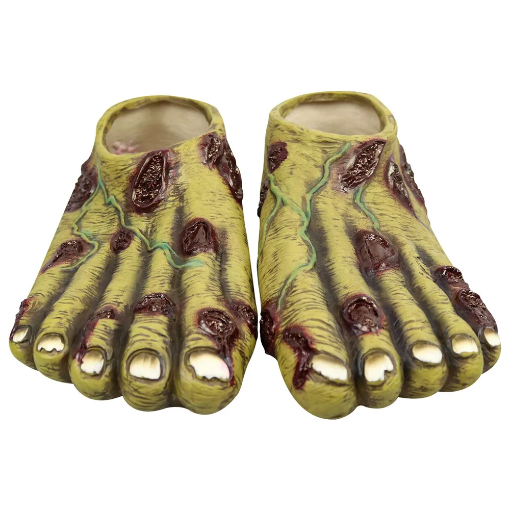 Gants Mains de Zombie Ensanglantées en Latex – photo 7