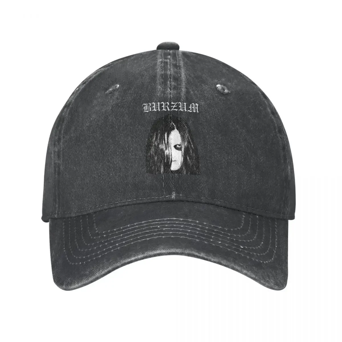 Burzum Baseball Caps Vintage Distressed Cotton Black Metal Music Snapback Hat for Men Women Outdoor All Seasons Travel Hats Cap