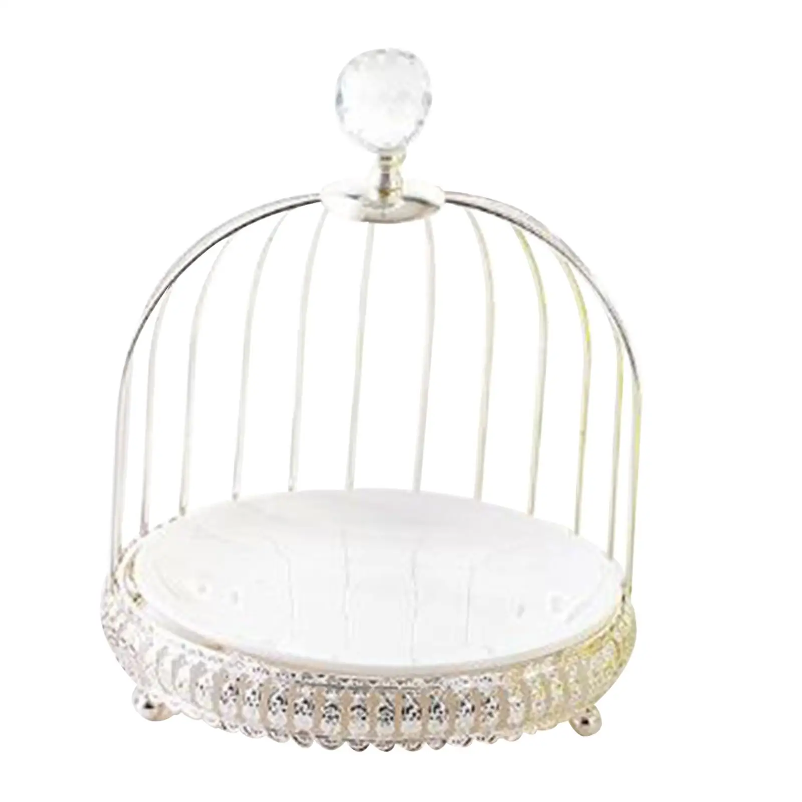 Bird Cage Rack Cake Stand Candy Plate for Baby Shower Party Celebrations