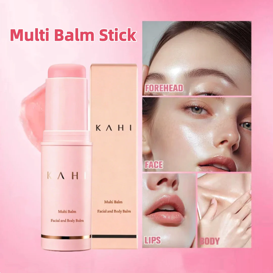 Korean Wrinkle Bounce Multi Balm Stick,All-in-One Hydrating Lip Balm Eye Cream Neck Cream Make Up Base & Face Mist Moisture Balm
