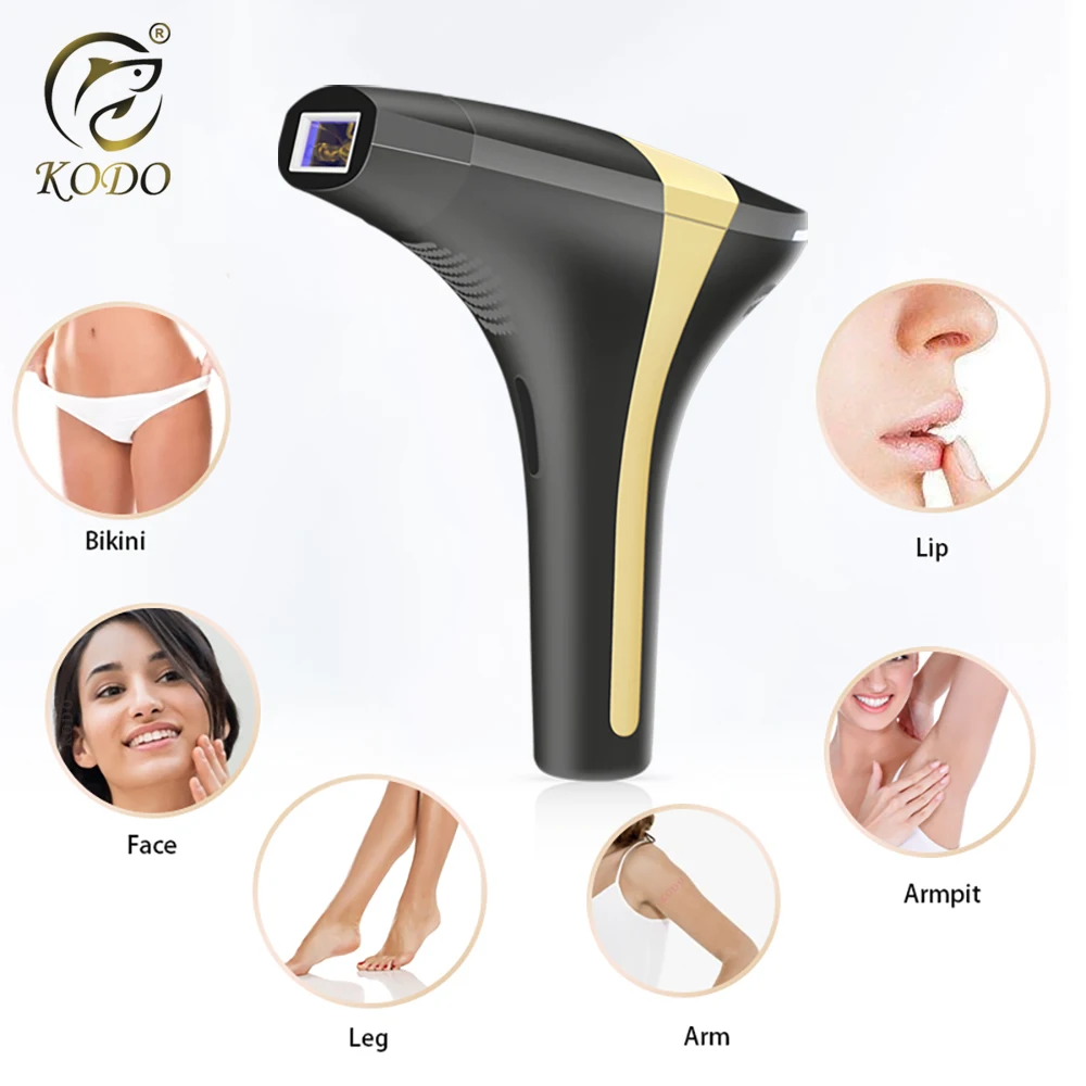 KODO 2023 nuova depilazione Laser dropshipping vendita calda epilatore Laser permanente IPL indolore fotoepilatore 900000 flash