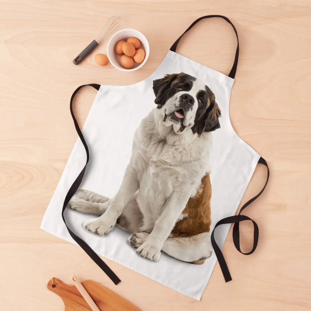 

A Patient St. Bernard Apron Kitchen Apron Apron Kitchen Woman Apron For Men Apron Women's