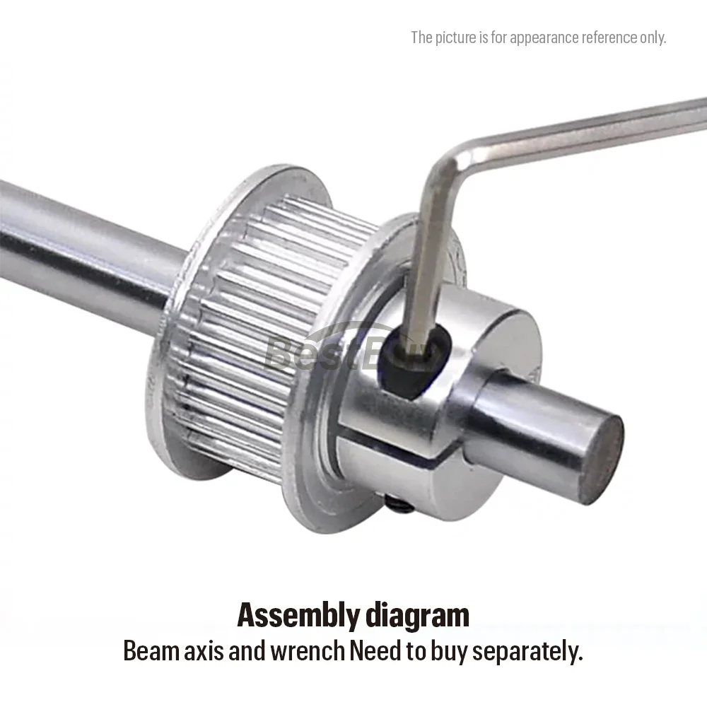 3M 20 T/22 T/24 T/25 T/26 T/28 T/30 Tanden K Vastklemmen Type Synchrone Wielen Boring 5-16mm voor Riem breedte 10/15mm 3D Printer Accessoires