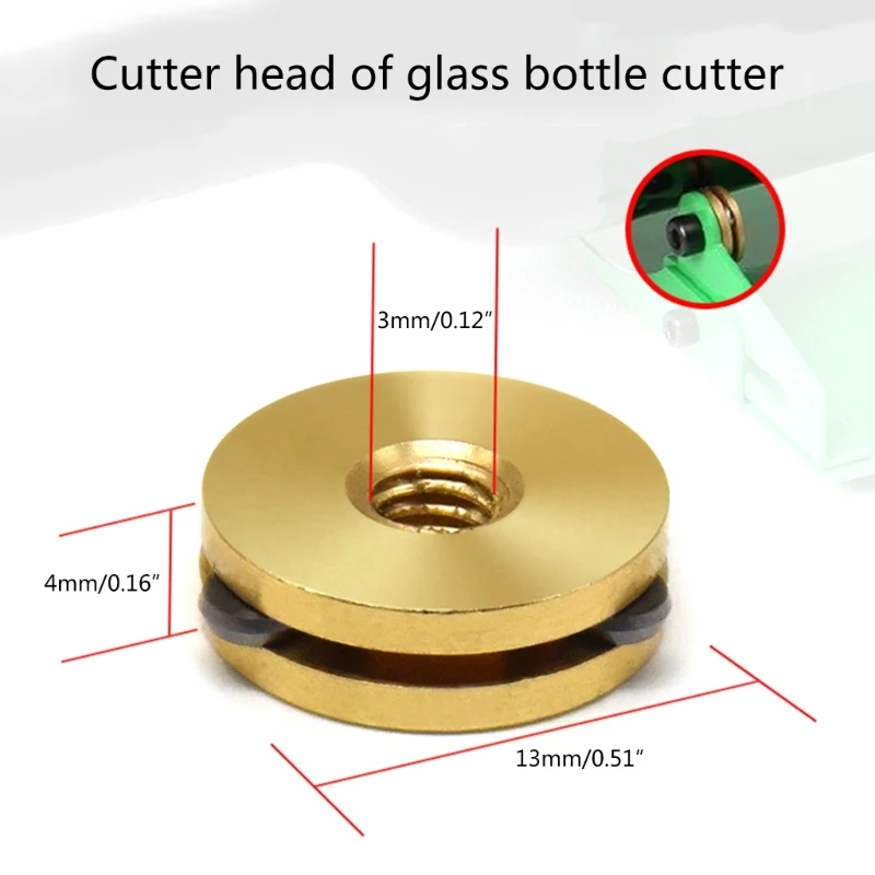 2pc Efficient Glass Bottle Cutter Wine Bottle Cutter Tool For Bottles Crafts Fast And Accurate Cutting For Jewelry Items