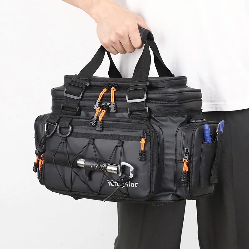 Multi-functional Waist Bag Waterproof Large Capacity Crossbody Fanny Pack with Shoulder Strap Durable Nylon Outdoor Bag for Men