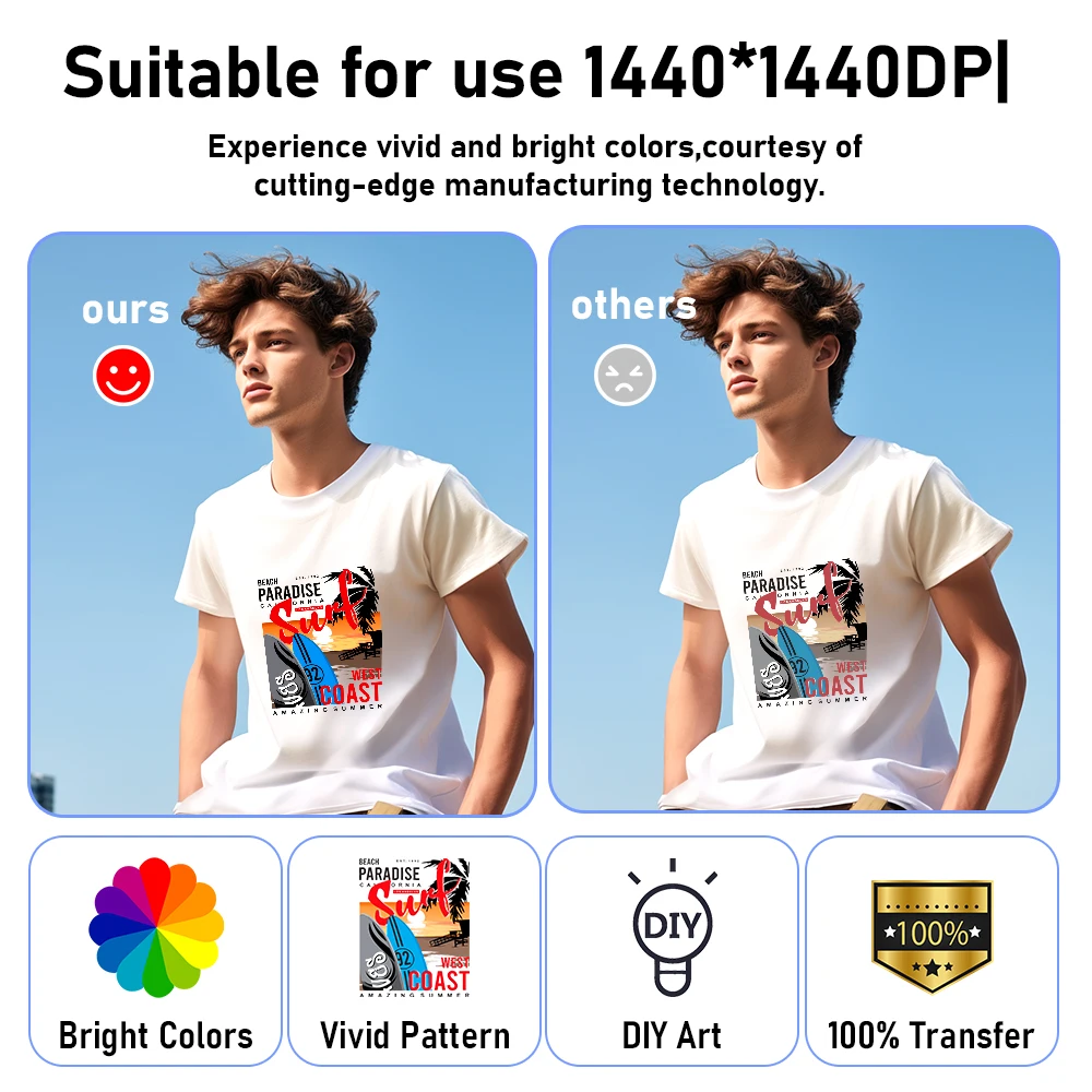 Imprimante à transfert A3 XP600 DTF, Machine d'impression directe sur Film pour T-Shirt, impression dtf a3 pour T-Shirt et chaussures pour tous les tissus