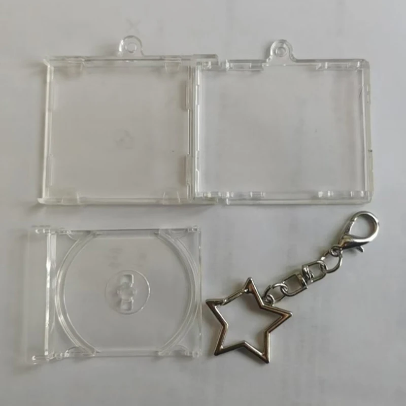 Hot Sale New Mini NFC Functional CD Disc Case Key Chain Peripheral Commemorative Album Key Holder DIY Backpack Pendant